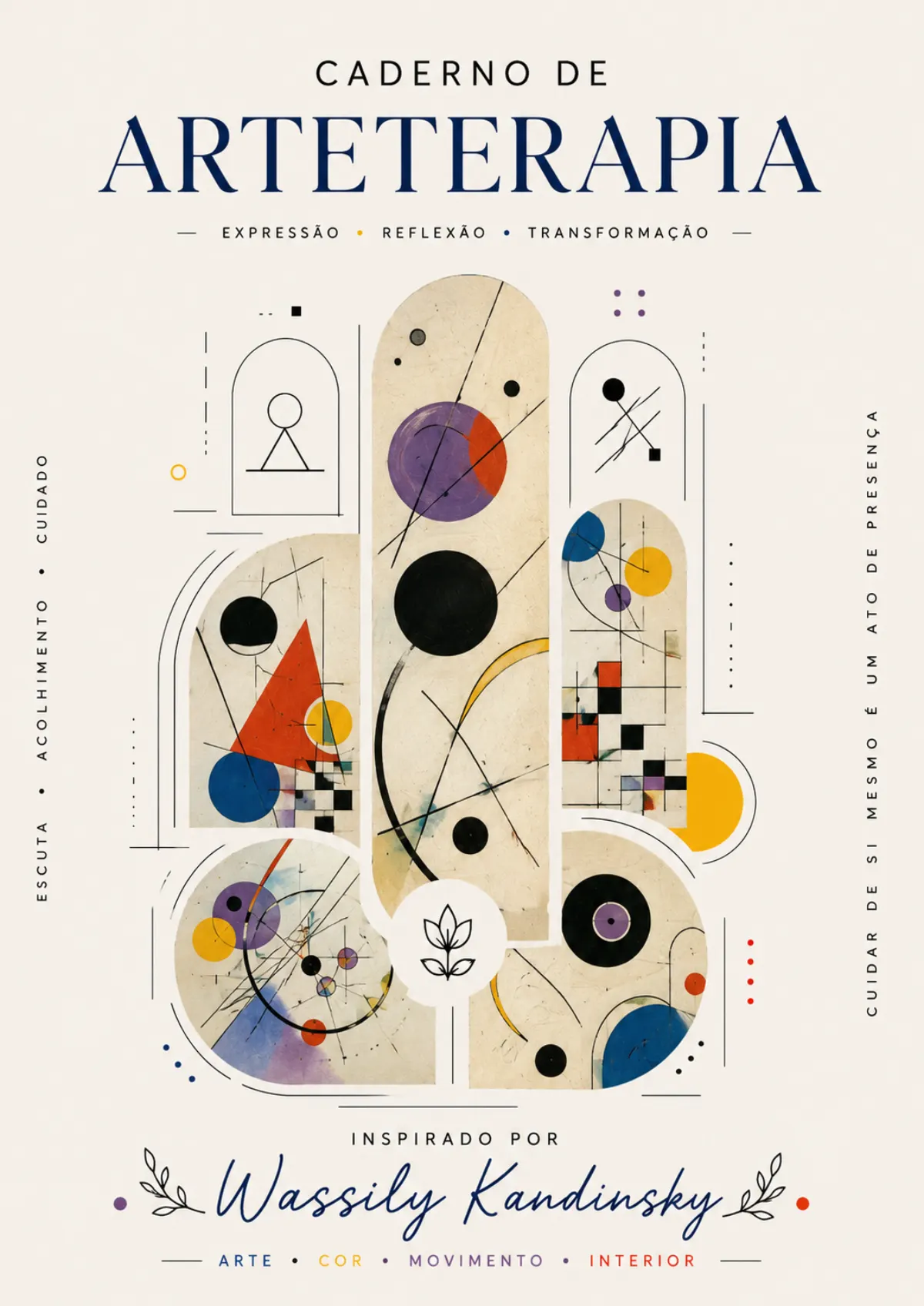 Caderno de Arteterapia inspirado em Wassily Kandinsky